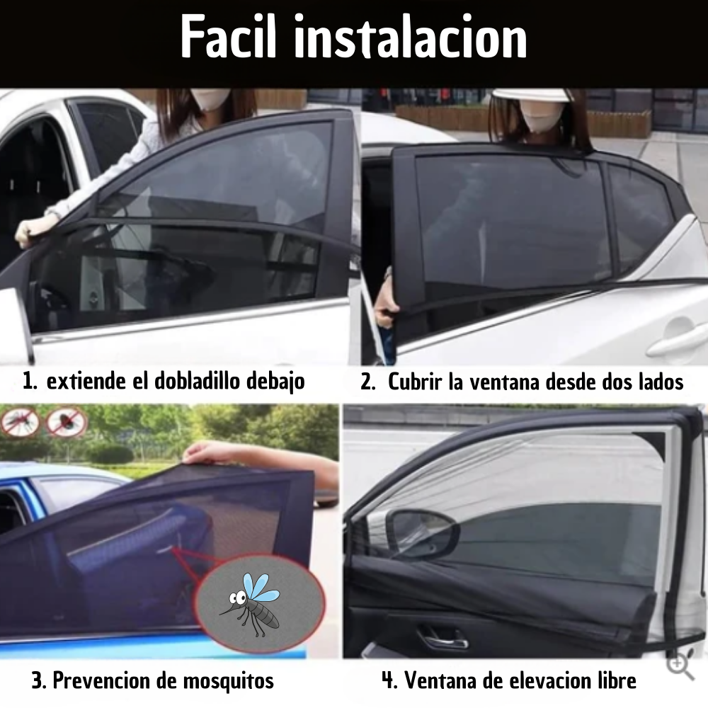 Set de 4 unidades Malla Tapasol con protección-UV🔅