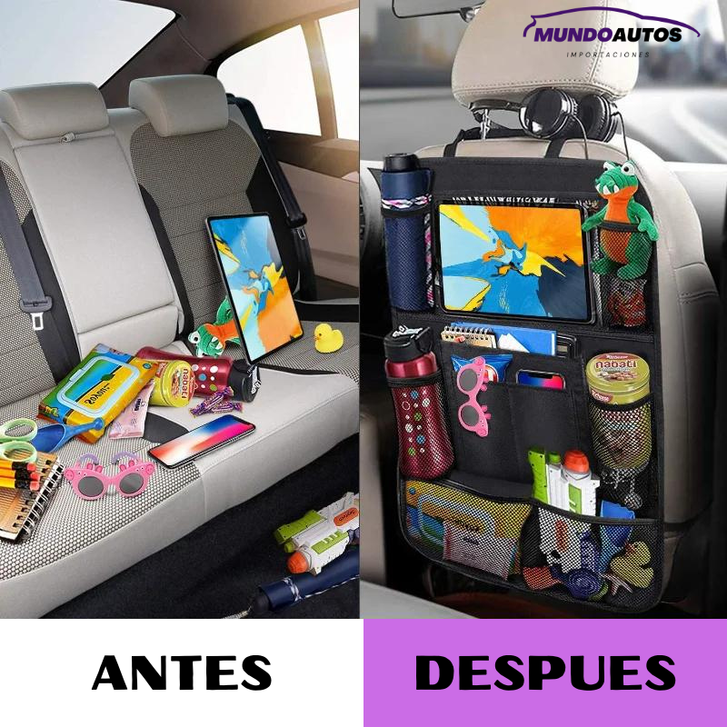 Organizador de asiento trasero de coche