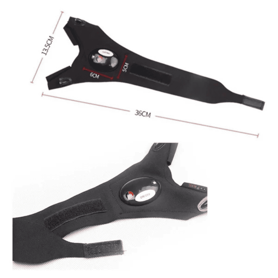 Guantes Linterna con Doble LED para Mano Derecha e Izquierda